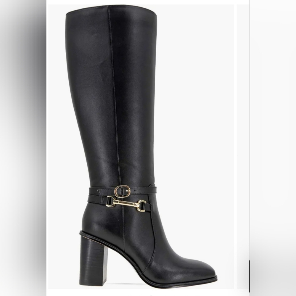 New BCBGeneration Volana Black Knee-High Ridding Boots Women's Size 8.5